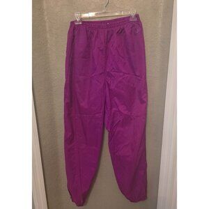 Vtg Nike Fuchsia Pink Lightweight Windbreaker Track Pants M - 80s 90s Y2K - GUC